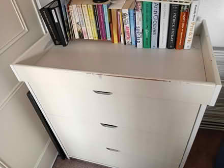 Photo of free White woiden baby change unit (Harrogate. HG1.) #3