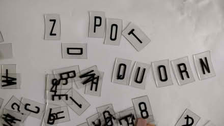 Photo of free letters on transparent film (West Marina TN38) #1