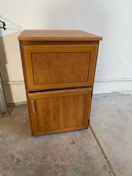 Photo of free Wood file cabinet (5 canyons Castro Valley) #1