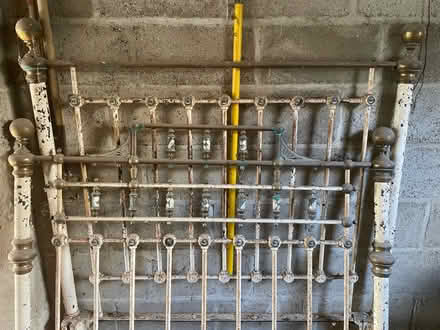 Photo of free Victorian Brass & Cast Iron Bed (Dean Court OX2) #1