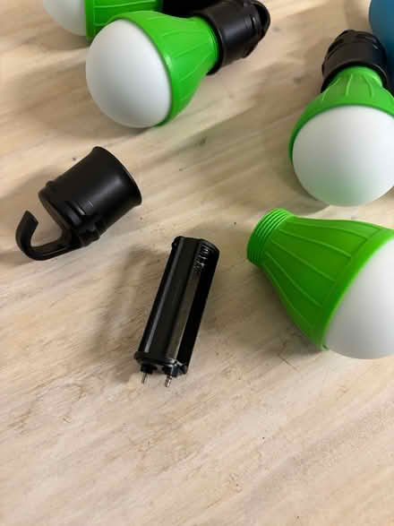 Photo of free 5 battery indoor/outdoor lights green & blue (Chichester PO19) #2