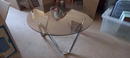 Photo of free Glass topped coffee table (Crowthorne RG45) #1