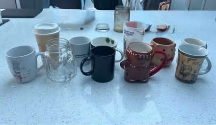 Photo of free 10 Mugs, glass & tumbler (used) (CV6) #1