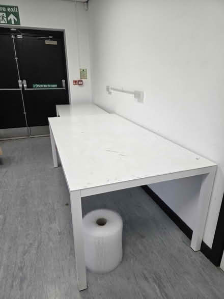 Photo of free Large white table (BB1 5SJ) #1