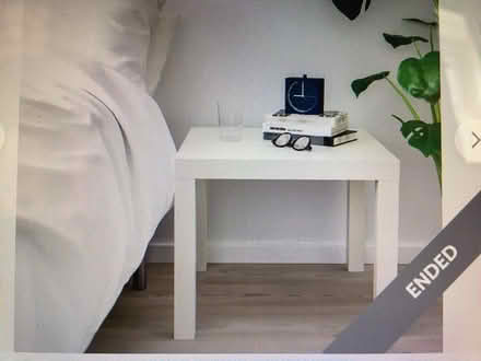 Photo of free Small Ikea square White Side Table (Liverpool L6) #4