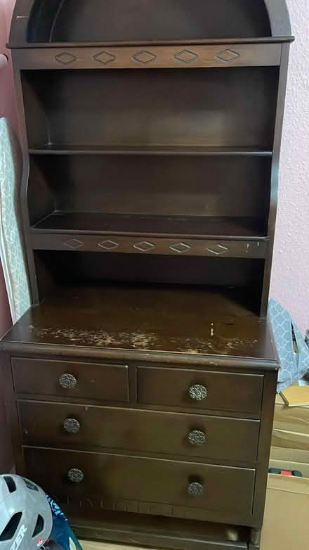 Photo of free Wooden kitchen dresser (leigh, WN7) #1