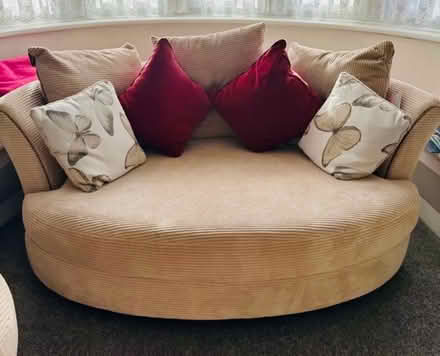 Photo of free Beige DFS Cuddle Sofa Immaculate (IG8 8QS) #1