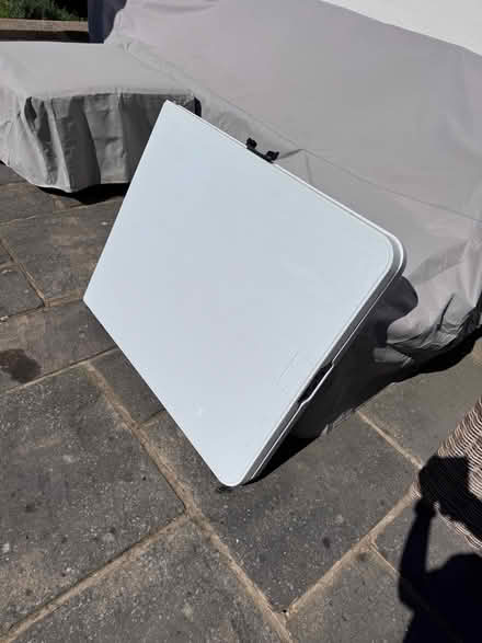 Photo of free White folding table for parties and hobbies (Bernards Heath AL1) #4