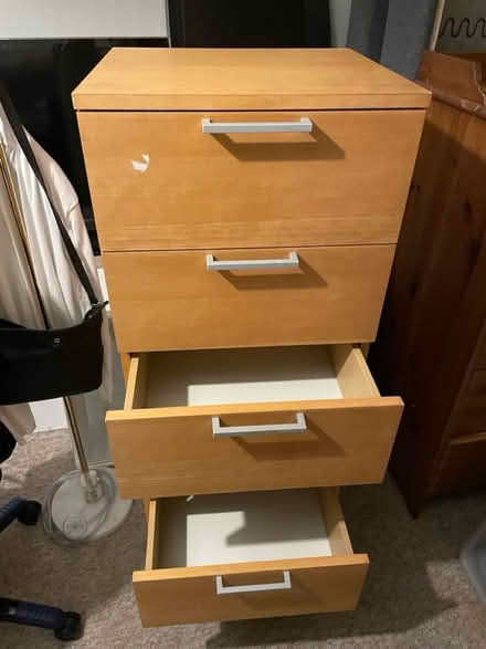 Photo of free Wooden chest of drawers/‘tallboy’ (SW14) #2