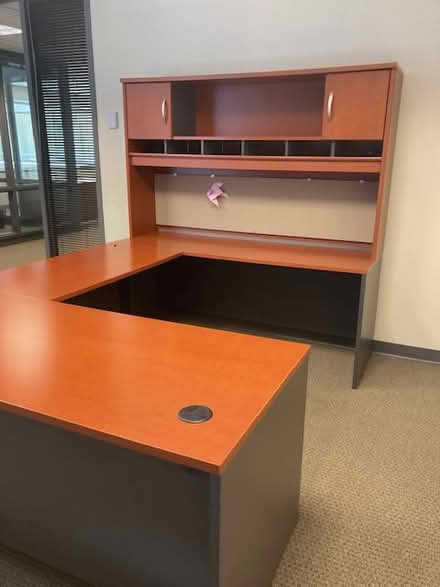 Photo of free Executive desk with Hutch (285 and Wadsworth) #2