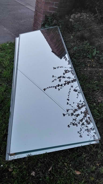 Photo of free Mirrored wardrobe doors (Brandon, Coventry) #1