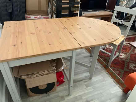 Photo of free Ikea table with one chair (Bruce Grove) #2