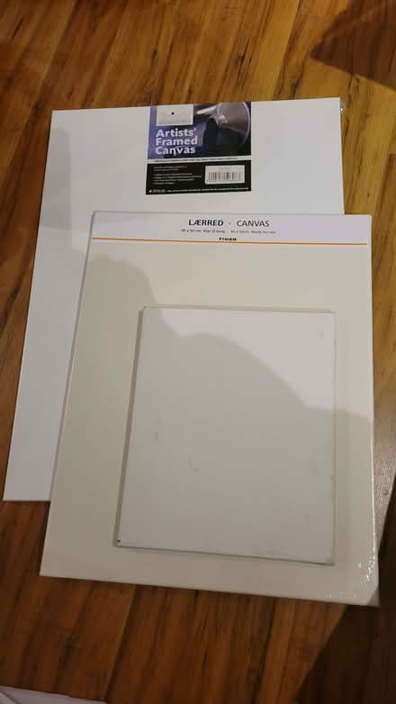 Photo of free Artists' Framed Canvases (x3) (Northcote Road SW11) #1