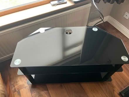 Photo of free Black TV corner Unit (Bray) #2