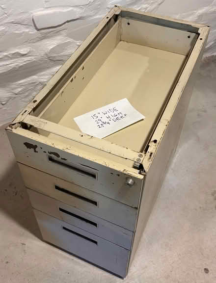 Photo of free Steel Pedestal Drawer Unit (Cambridgeport) #1
