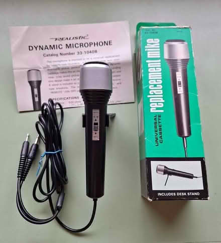 Photo of cassette microphone (Rose Green PO21) #2