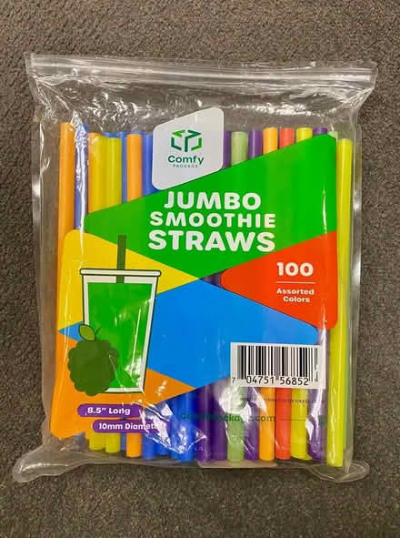 Photo of free Jumbo plastic straws (Downtown) #1