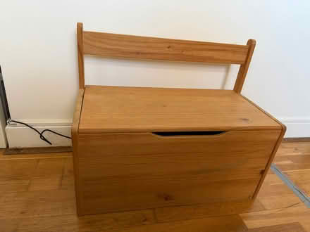 Photo of free Children toy chest / bench - hinge broke (Canonbury N1) #1