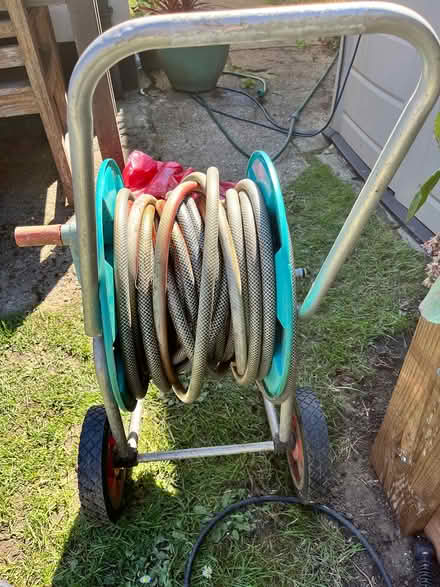 Photo of free Gardena hose pipe and frame (CM12) #1