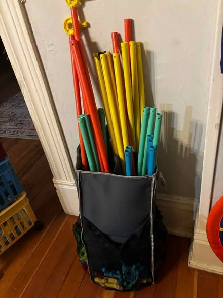 Photo of free Kids Antsy Pants fort building kit (Carleton st. Berkeley) #1
