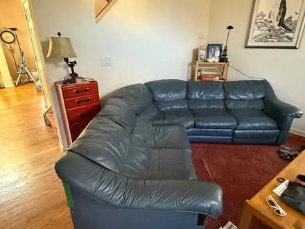 Photo of free Large leather sectional sofa (Eagle, Colorado) #1