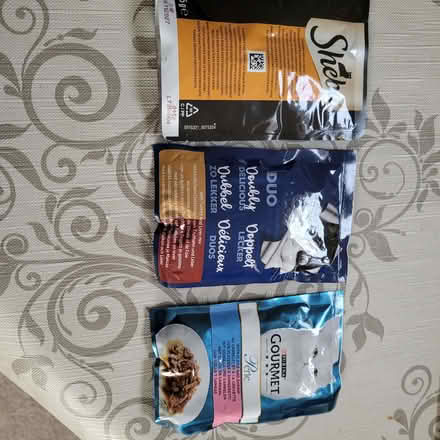 Photo of free sachets of cat food. i have 60+ sachets of various flavours. (Weeping Cross ST17) #1