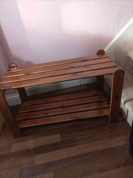Photo of free Wooden pine table (Letchworth SG6) #1