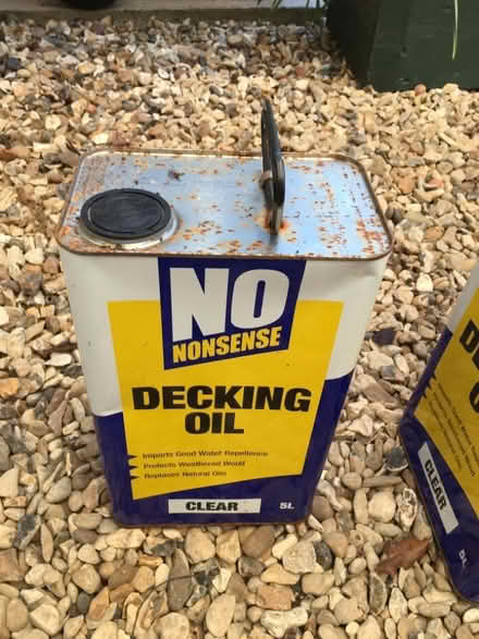 Photo of free Decking oil, Clear, 5 Litres plus (Drayton OX14) #1