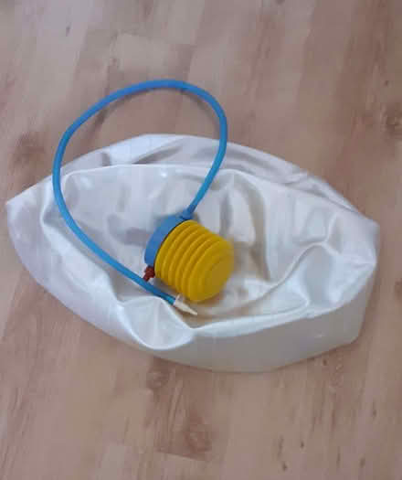 Photo of free Exercise ball (deflated) with pump (Enfield EN2) #2