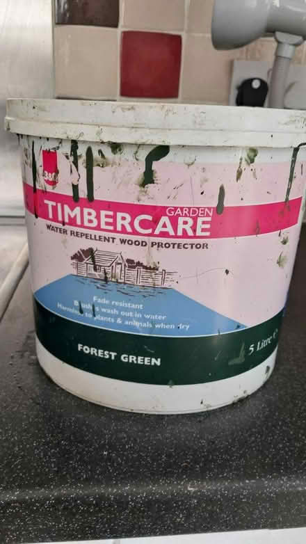 Photo of free Timber exterior paint forest green (New Brighton CH45) #1