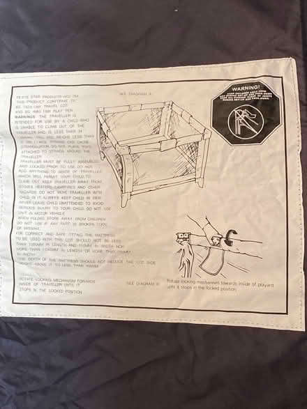 Photo of free Wooden baby cot & travel cot (Merton EX20) #1