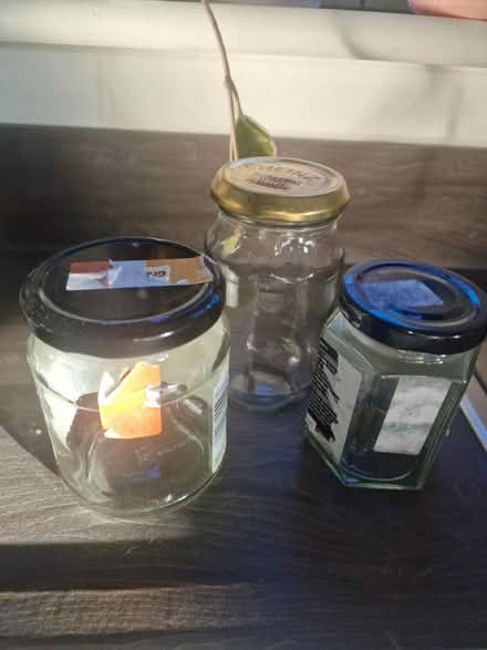 Photo of free 3 glass jars & lids on offer (BN27) #1