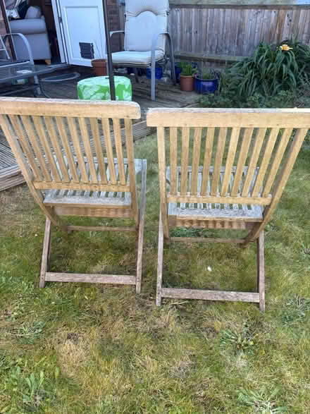 Photo of free Garden chairs (Erith DA17) #3