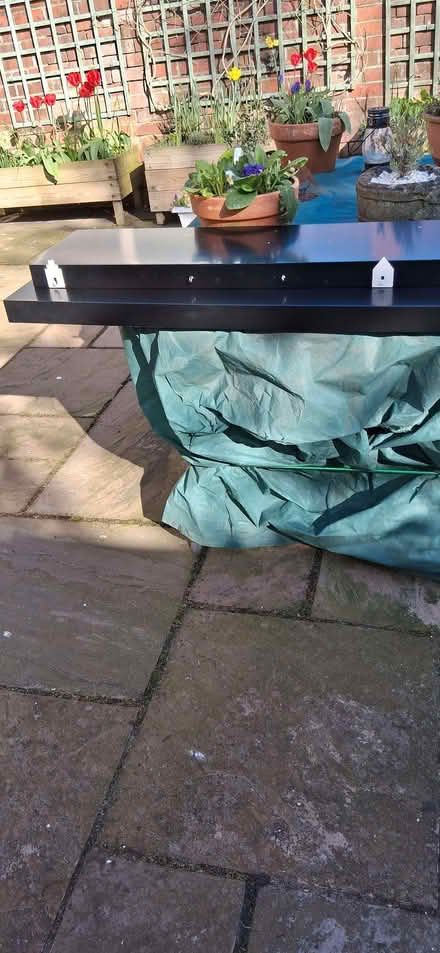 Photo of free 2 Black LACK Shelves (Wales S26) #2