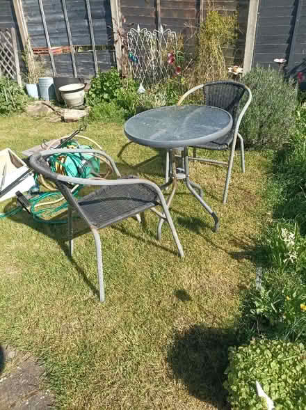 Photo of free 2 person garden bistro set (Letchworth SG6) #1
