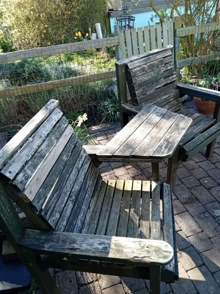 Photo of free Wooden garden chairs (Clifton CA10) #2