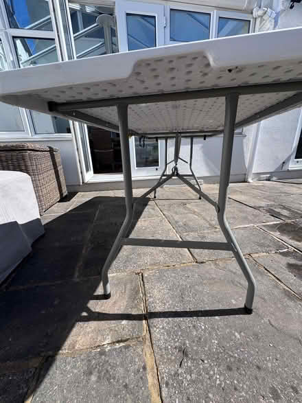 Photo of free White folding table for parties and hobbies (Bernards Heath AL1) #1