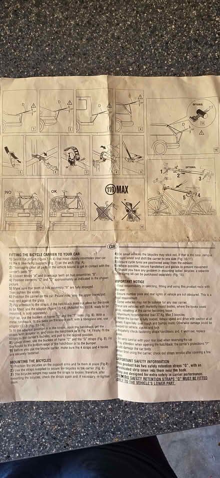 Photo of free Bike carrier (Lower Place OL16) #3