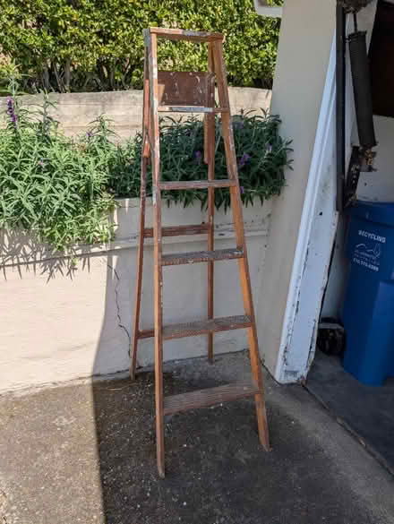 Photo of free 6 ft Wooden ladder (El Cerrito) #1
