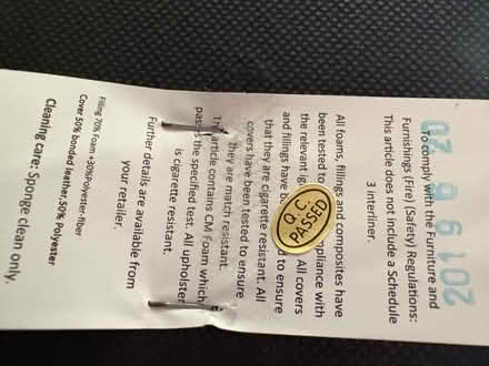 Photo of free Cream recliner sofa (Lostock Hall PR5) #3