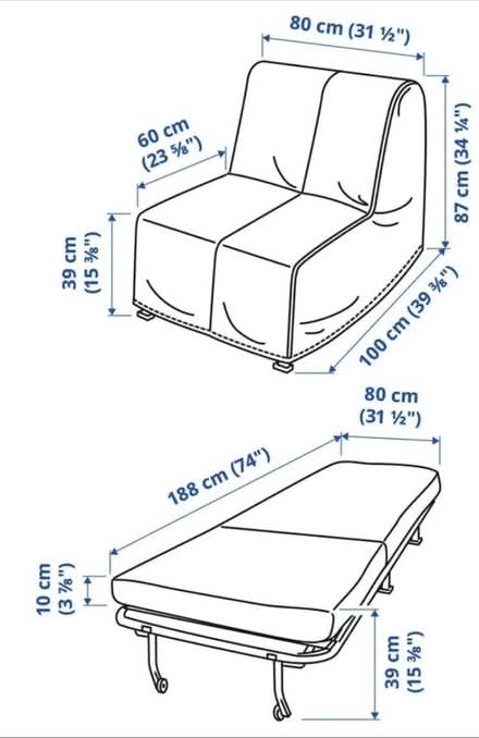 Photo of free Ikea sofa bed (EH11 1UG) #3