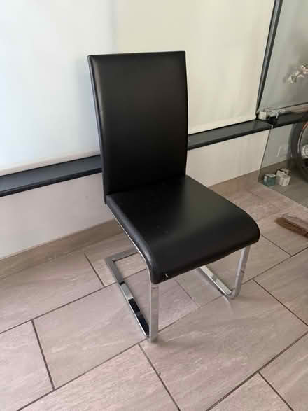 Photo of free Set of 6 black dining chairs (Egremont CH44) #1