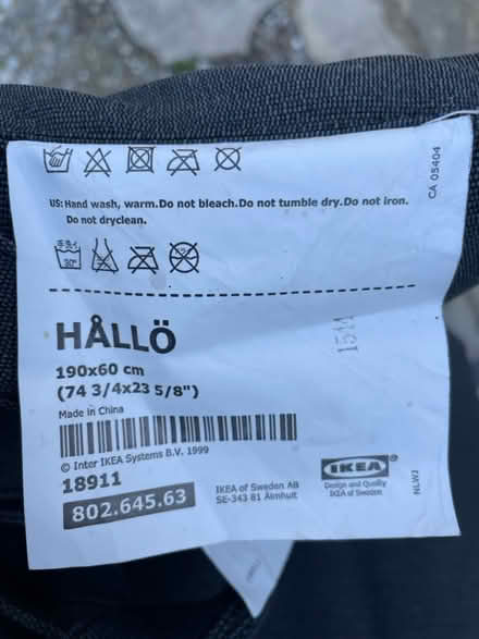 Photo of free IKEA sun lounge mattress/cover (Highgate N6) #2