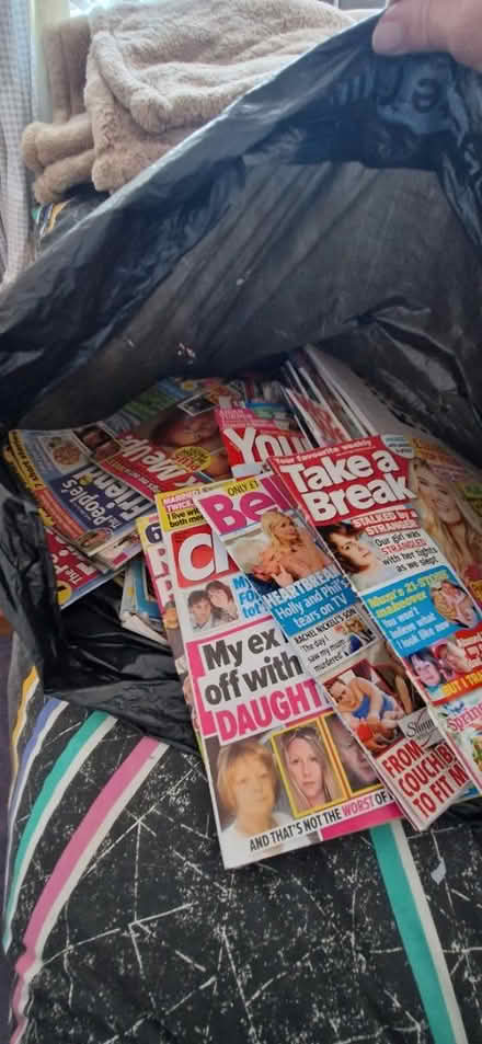 Photo of free Black Bag of Magazines (GU14) #3
