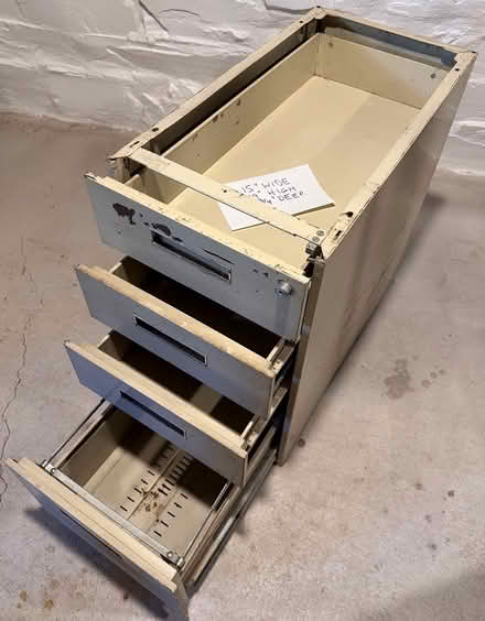 Photo of free Steel Pedestal Drawer Unit (Cambridgeport) #3