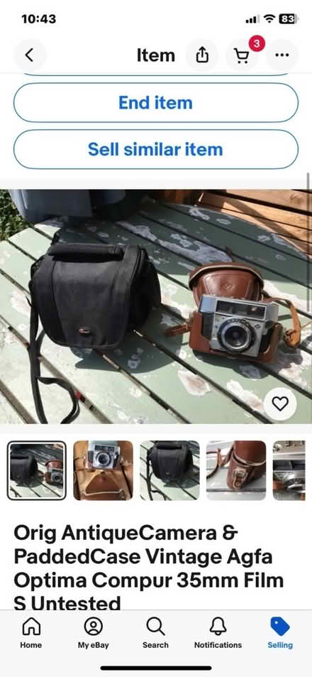 Photo of free AntiqueVtg Orig Agfa OptimaCompur 35mm (Northfield B31) #1