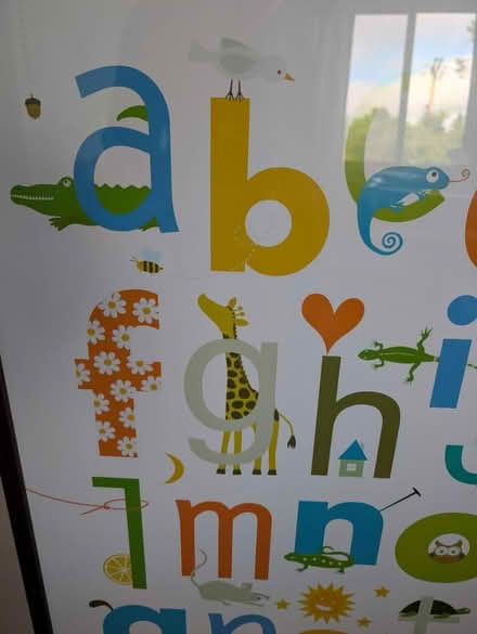 Photo of free Framed alphabet poster (El Cerrito) #4