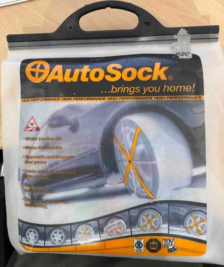 Photo of free Unused AutoSock 620 (older stock) tyre snow sock (Haywards Heath RH16) #2