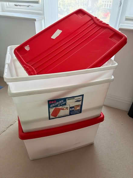 Photo of free 3 crates with lids (Willesden green) #2