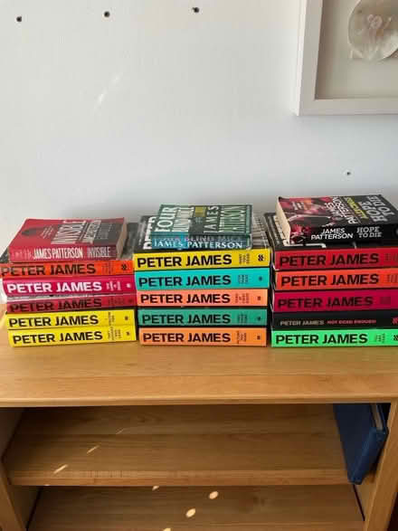 Photo of free Peter James books (Willingdon BN22) #1